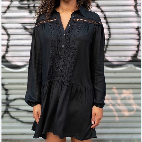 ZARA contrasting poplin dress - Picture 6 of 11